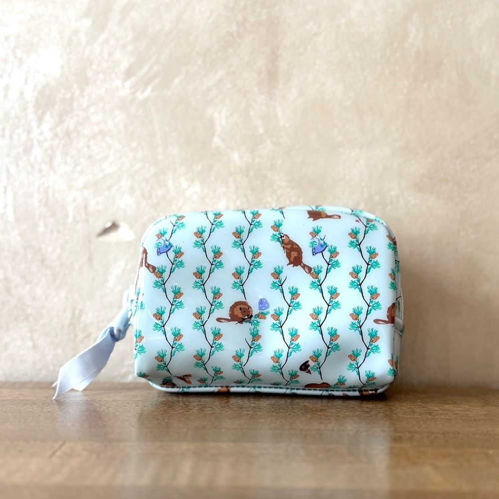 Vera Bradley Small Cosmetic Bag in Merry Mischief